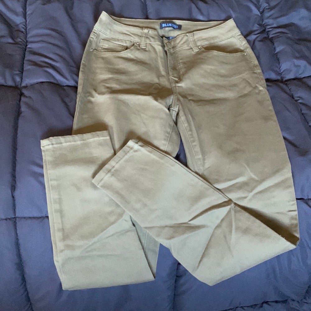 Olive Green Blue Spice Jeans Size 7